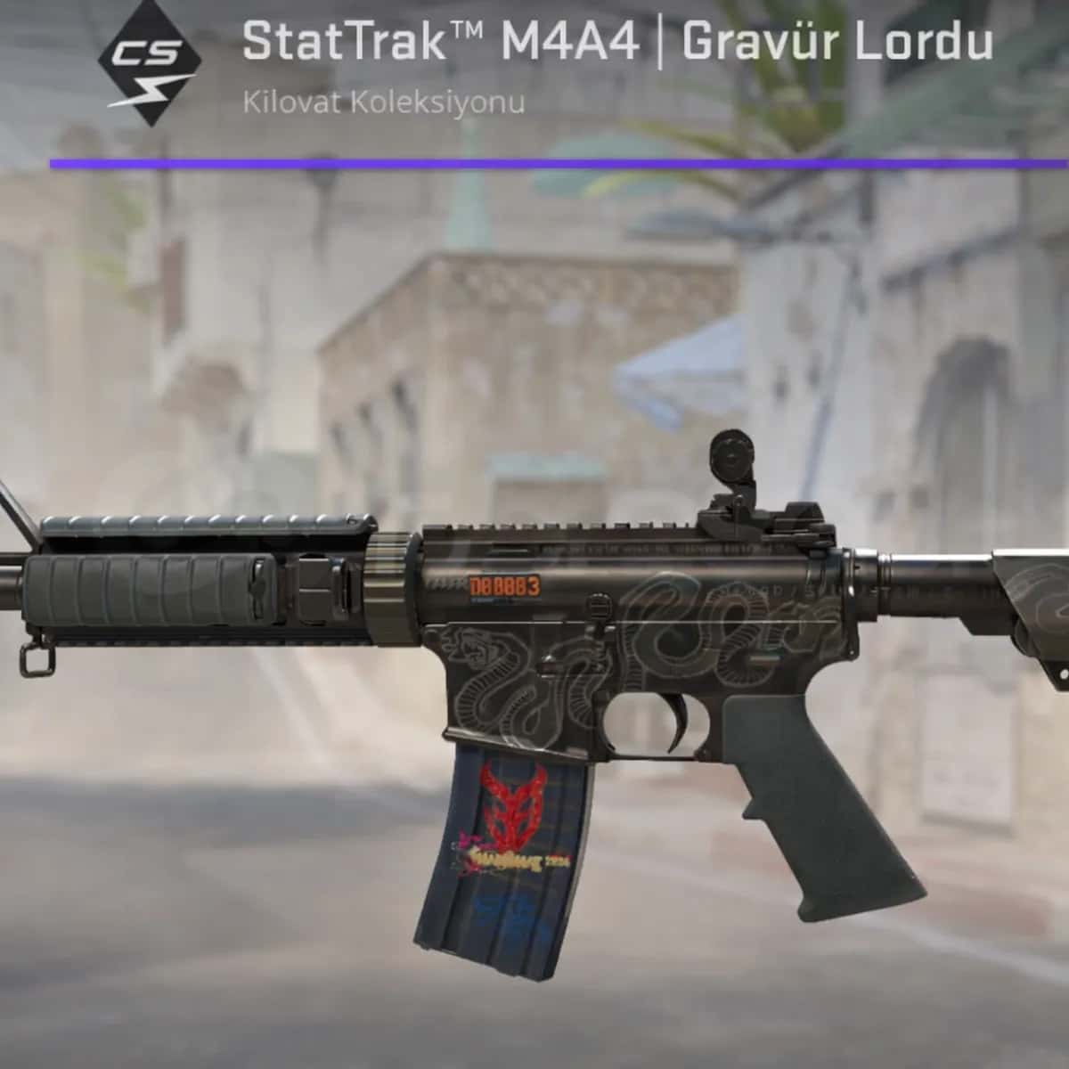 StatTrak™ M4A4 | Gravür Lordu (Savaş Görmüş)