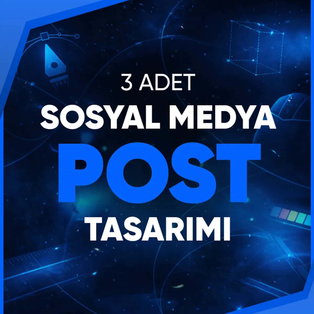 ⭐ Markanıza Özel 3 Sosyal Medya Post Tasarımı