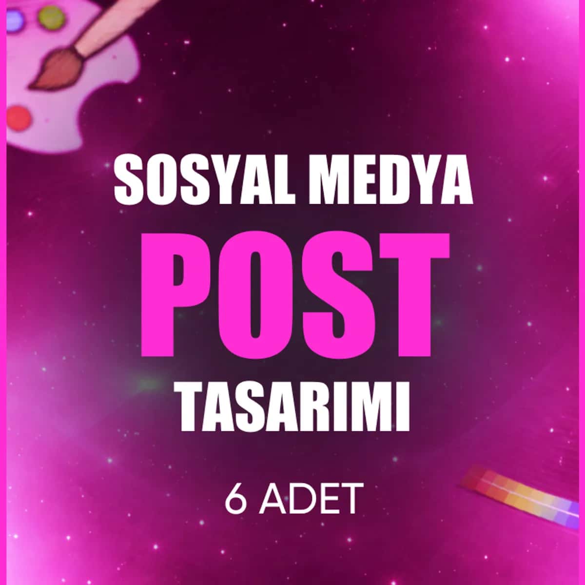 🎨 6 Adet Sosyal Medya Post Tasarımı