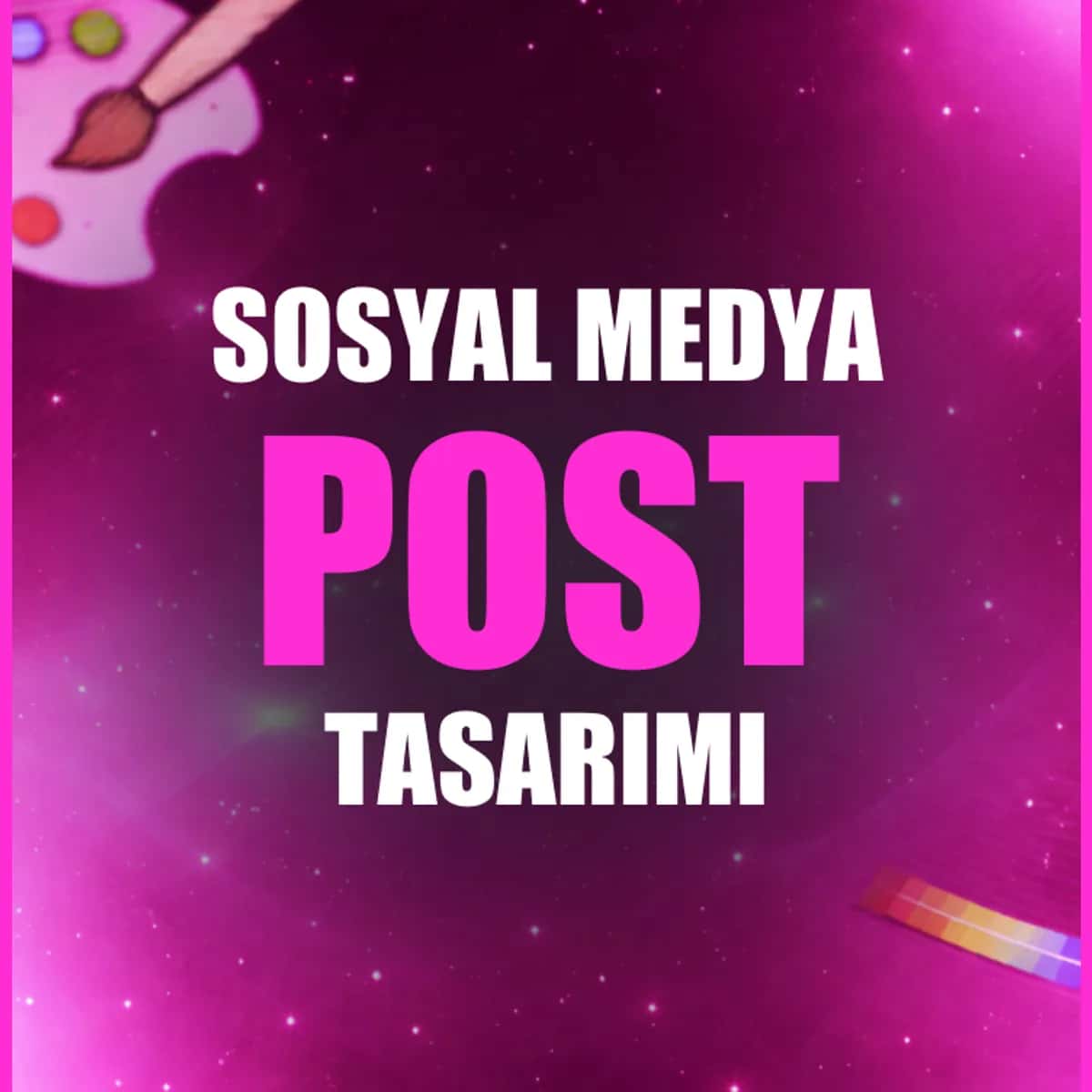 🎨 Tekli Sosyal Medya Post Tasarımı