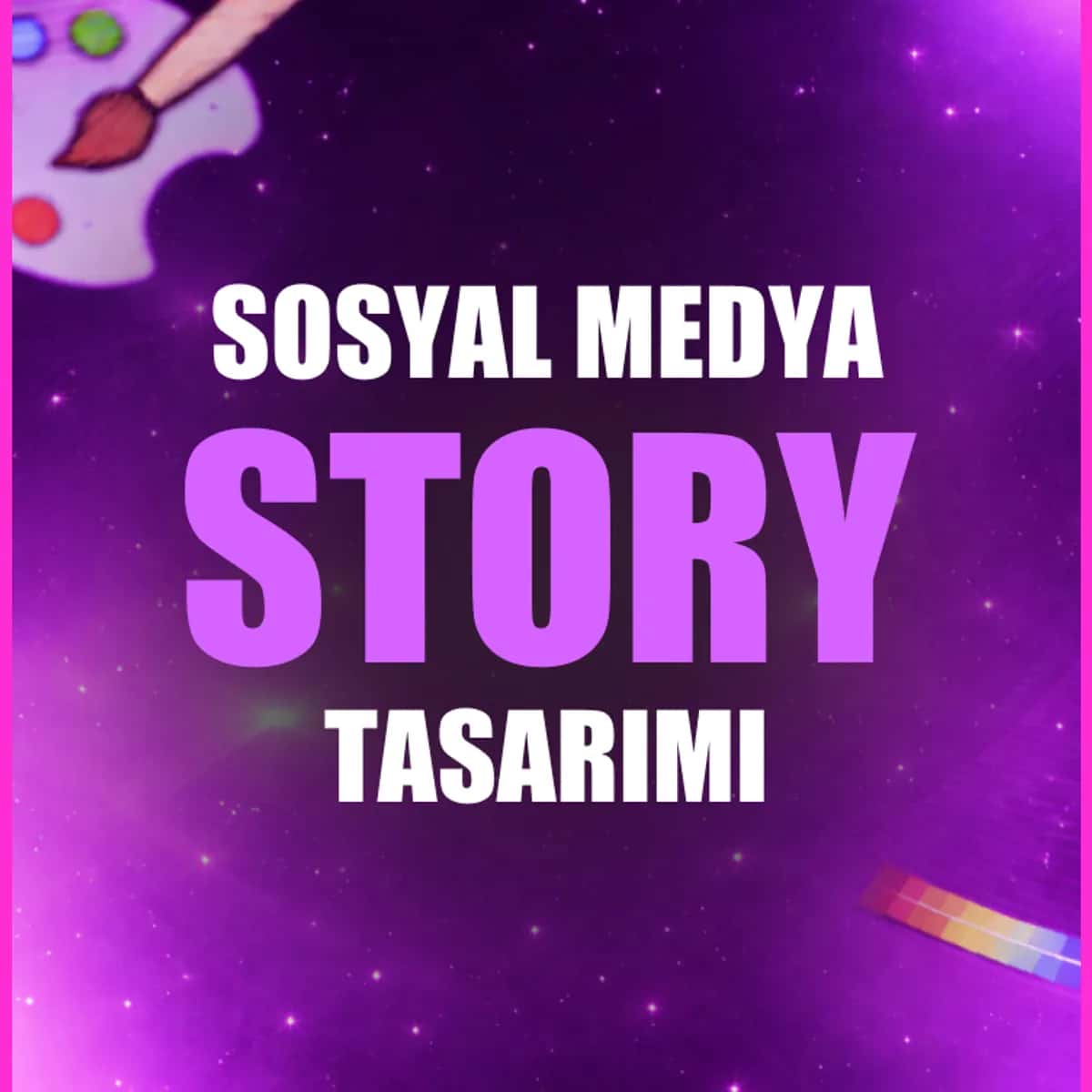 🎨 Tekli Sosyal Medya Story Tasarımı