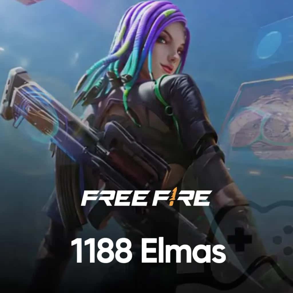 Free Fire 1188 Elmas