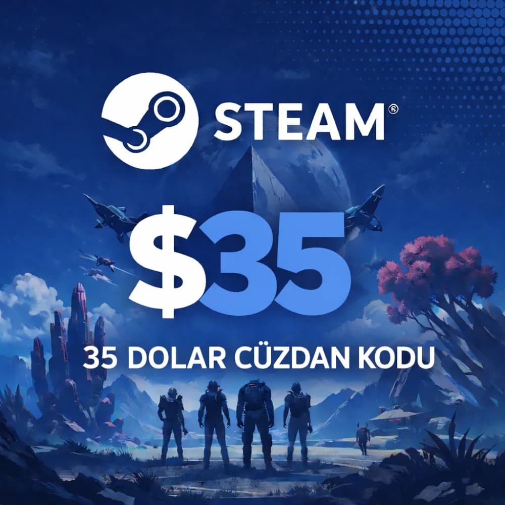 Steam 35 USD Cüzdan Kodu