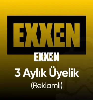 Exxen 3 Aylık Üyelik