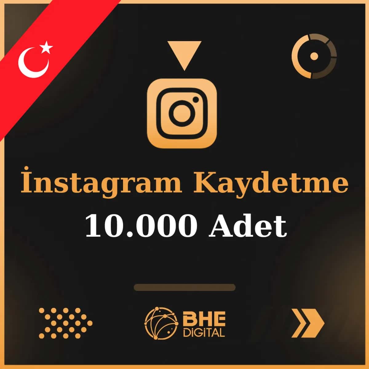 💎Keşfet Garantili 10.000 Adet Instagram Kaydetme 