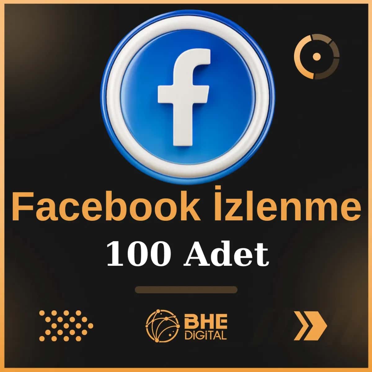 Facebook 100 Adet Video İzlenme 