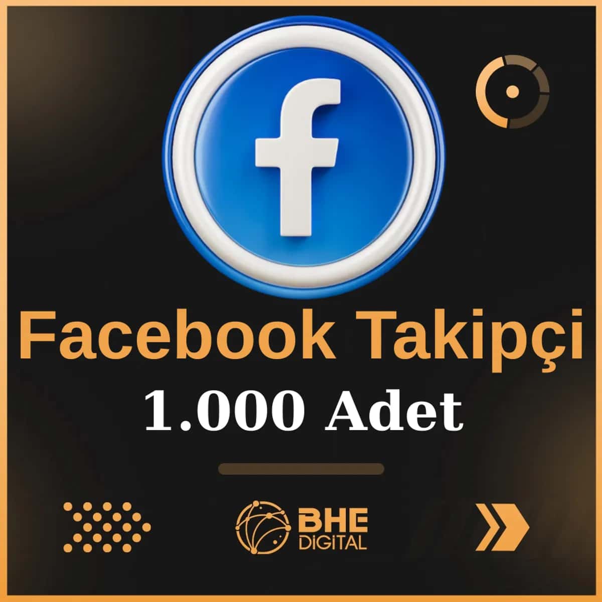 Facebook 1.000 Adet Kaliteli Takipçi