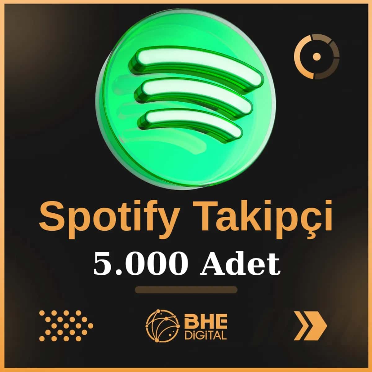 Spotify Kaliteli 5.000 Adet Takipçi