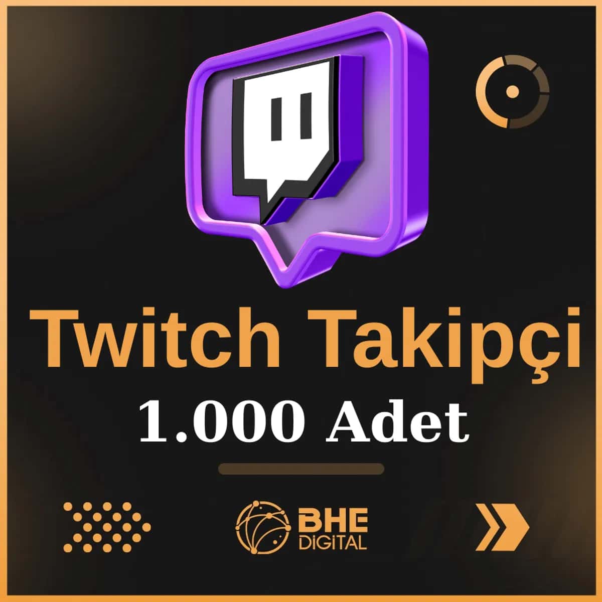 Twitch 1.000 Adet Kaliteli Takipçi