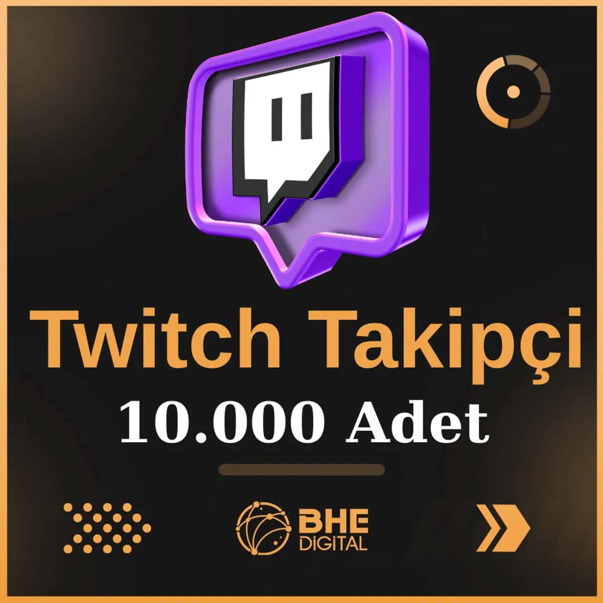 Twitch 10.000 Adet Kaliteli Takipçi