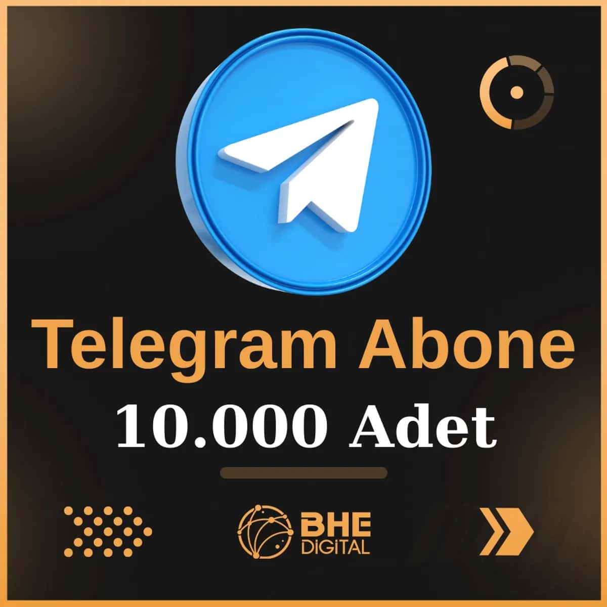 Telegram Kaliteli 10.000 Abone ( Üye ) 