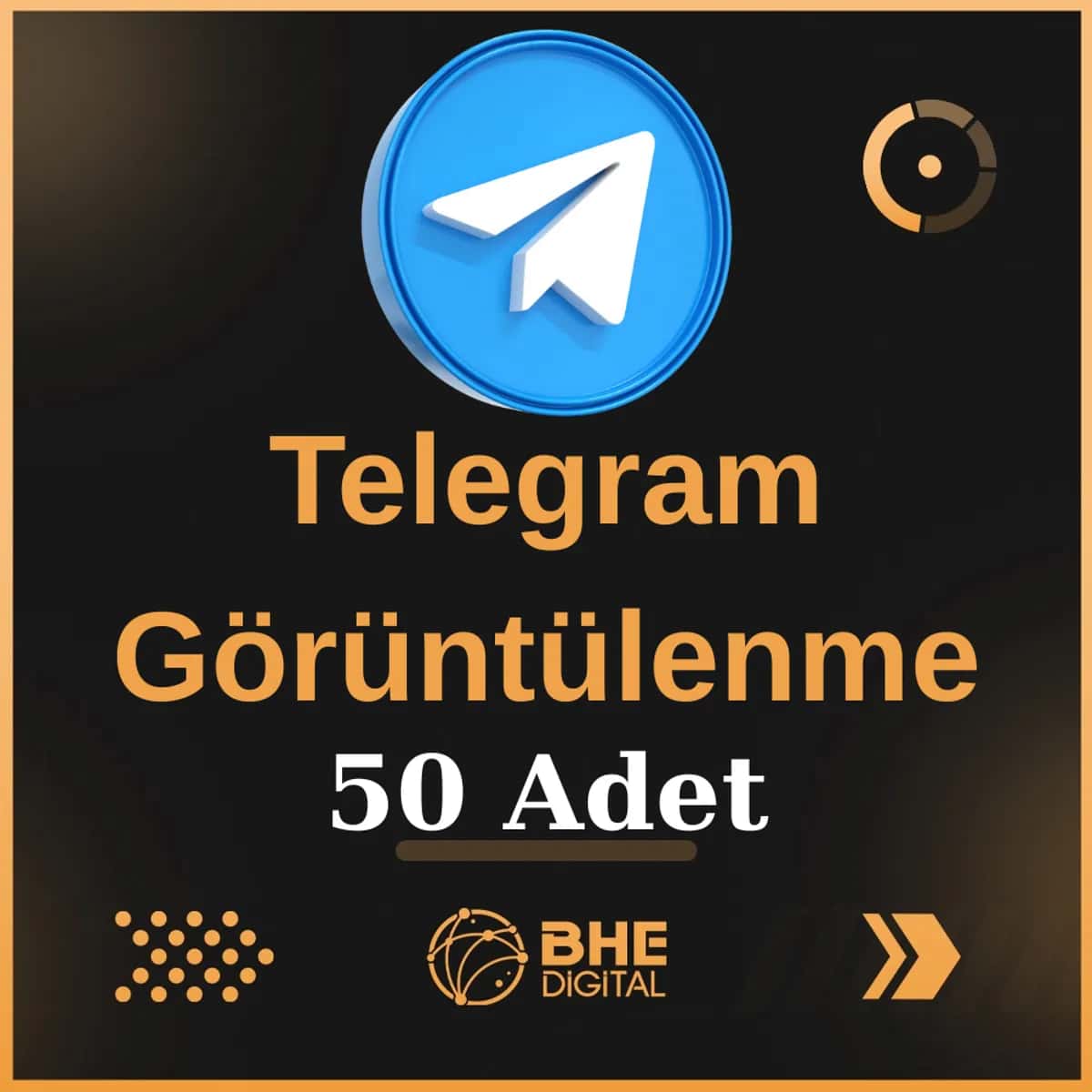 Telegram Kaliteli 50 Adet Görüntüleme