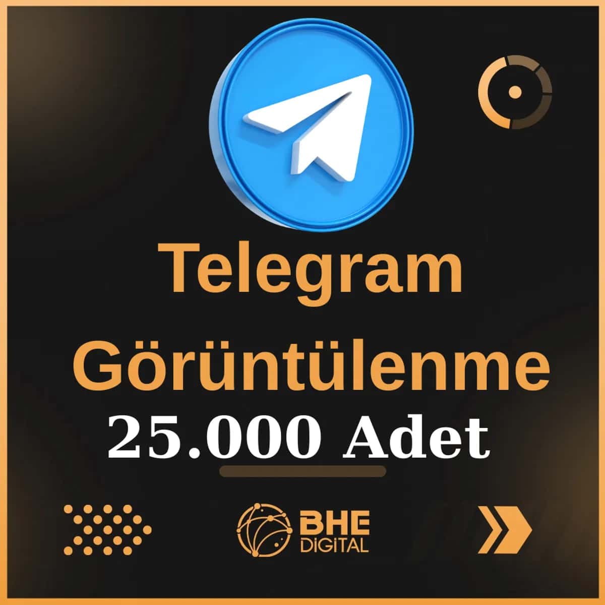 Telegram Kaliteli 25.000 Adet Görüntüleme