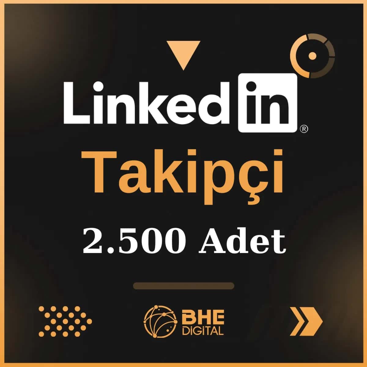 2.500 Adet Kaliteli Takipçi Linkedin