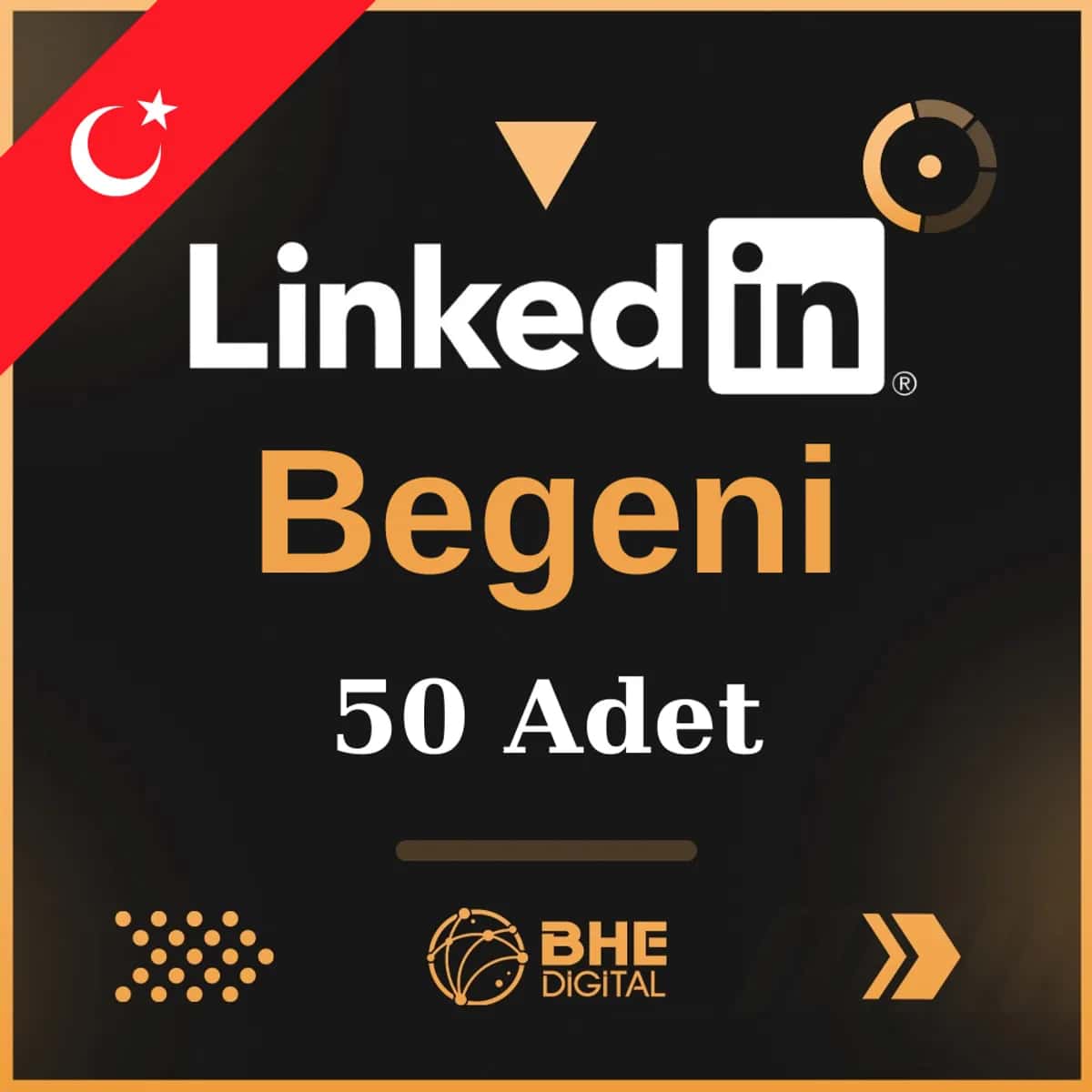 50 Adet Türk  Beğeni  Linkedin