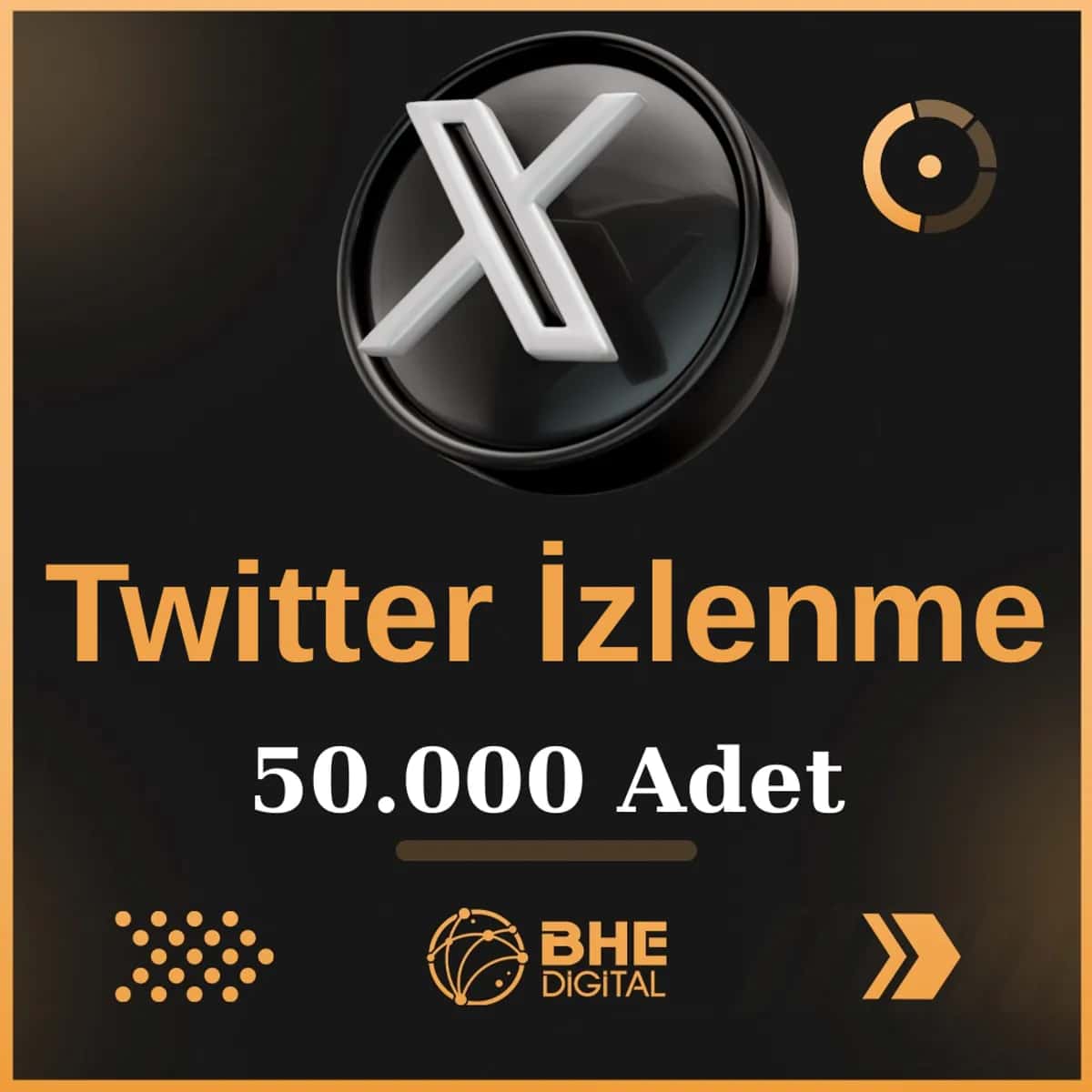 X (Twitter) 50.000 Adet Video İzlenme