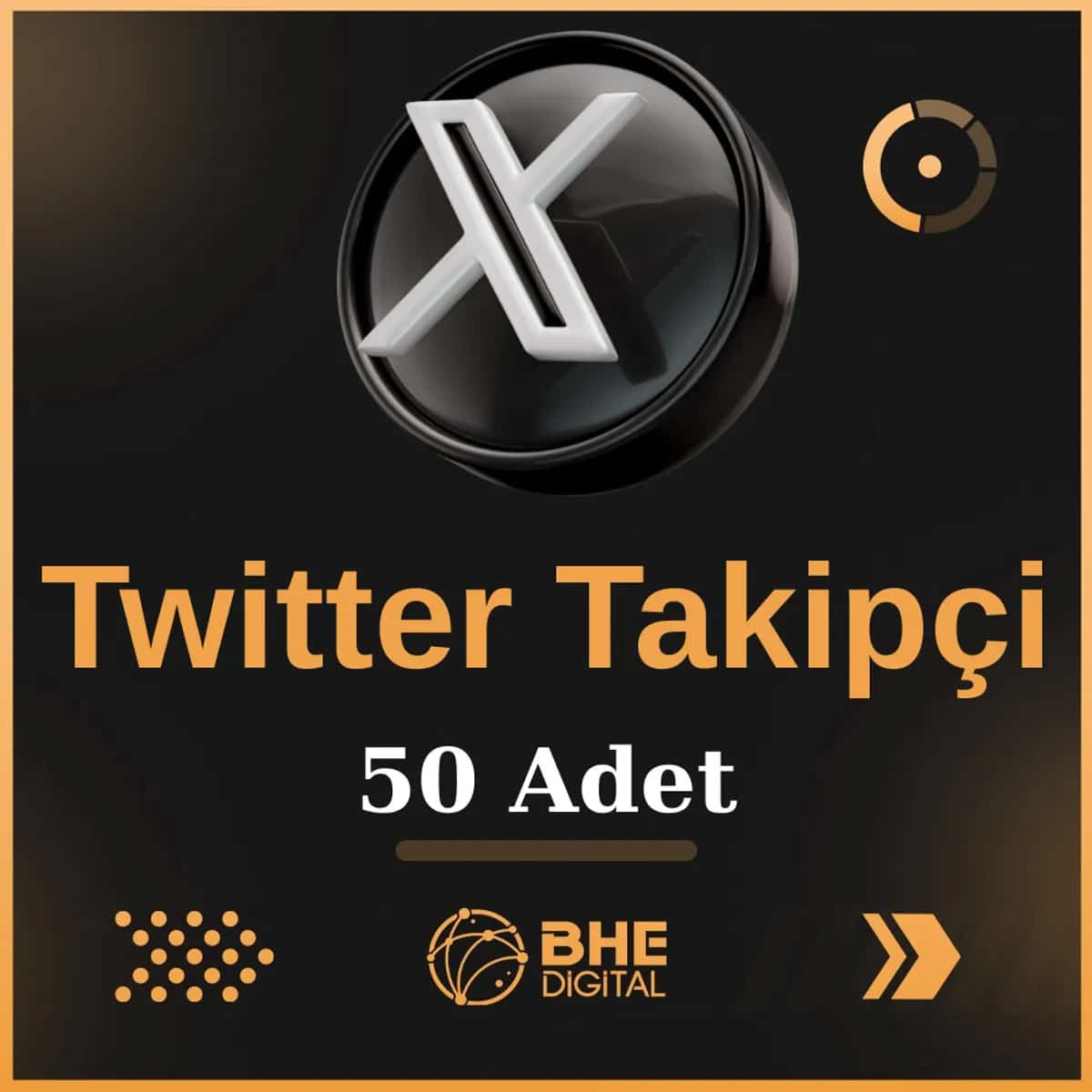 X (Twitter) 50 Adet Kaliteli Takipçi