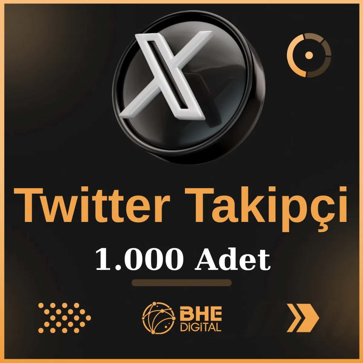 X (Twitter) 1.000 Adet Kaliteli Takipçi