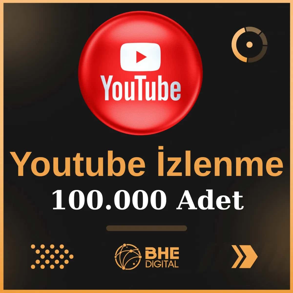 Youtube 100.000 Adet Video İzlenme