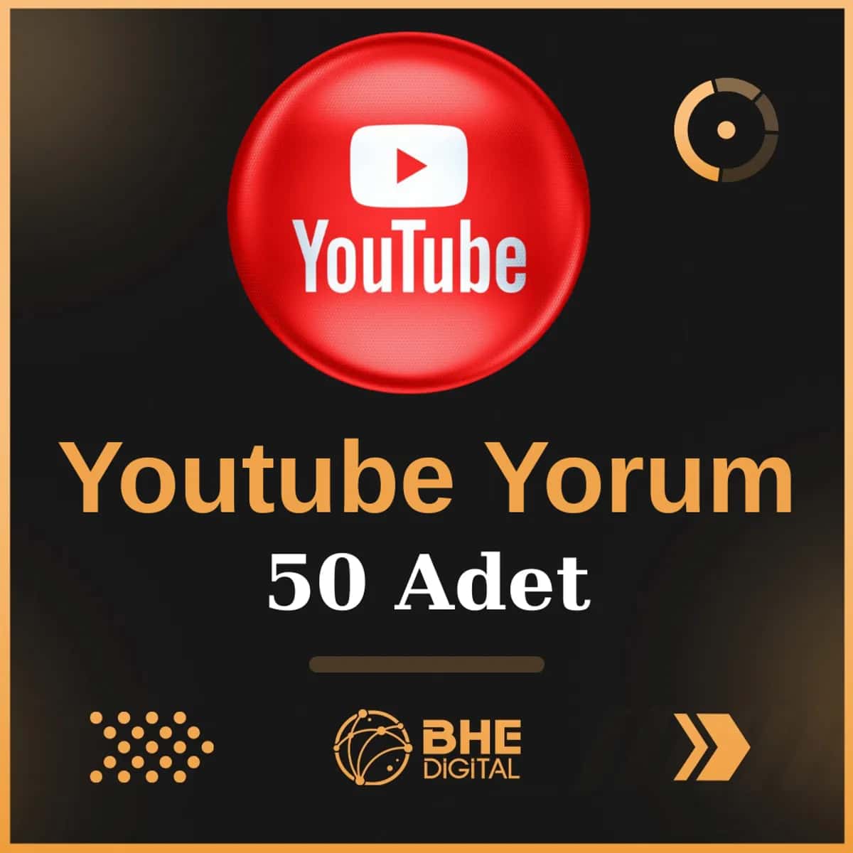 Youtube 50 Adet Kaliteli  Yorum