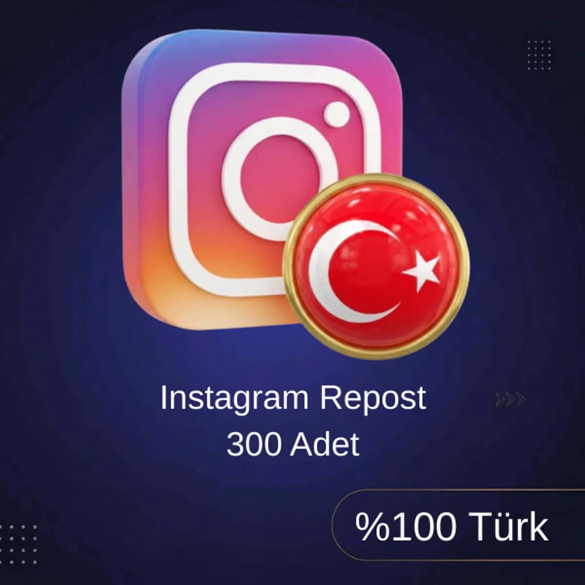 🇹🇷 %100 Türk Instagram 300 Repost İle Gerçek Etkileşim Paketi (TR)