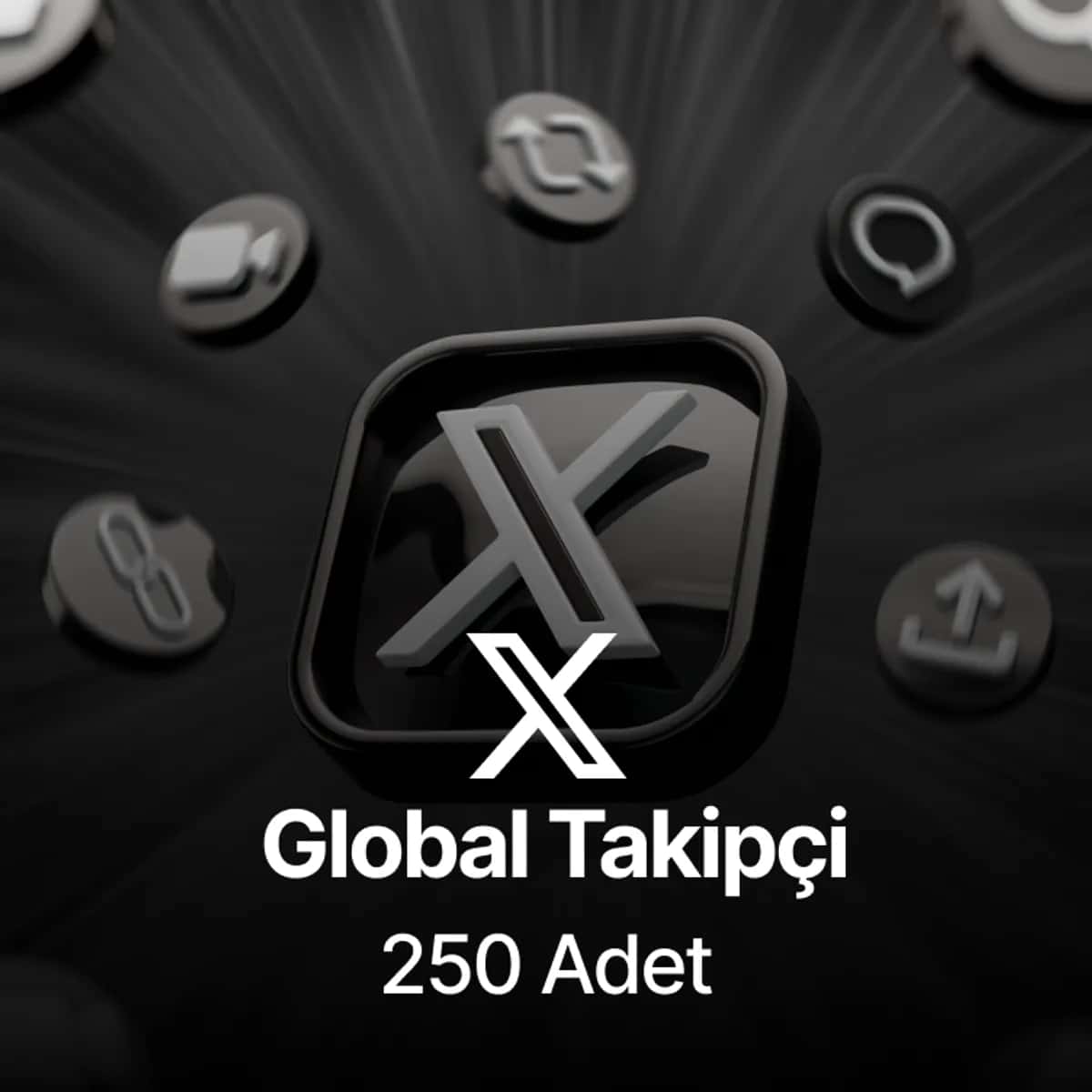 Twitter (X) 250 Global Takipçi - Keşfet Etkili
