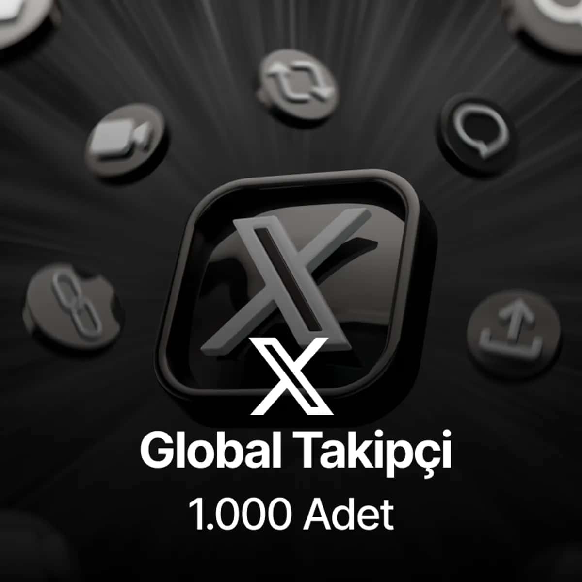 Twitter (X) 1.000 Global Takipçi - Keşfet Etkili