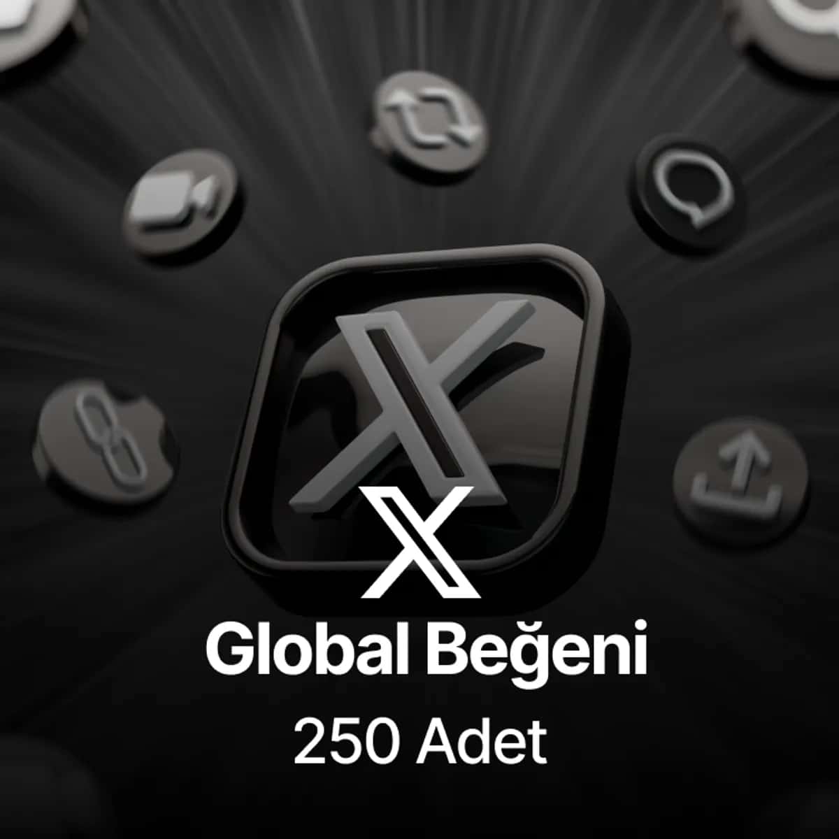 Twitter (X) 250 Global Beğeni - Keşfet Etkili