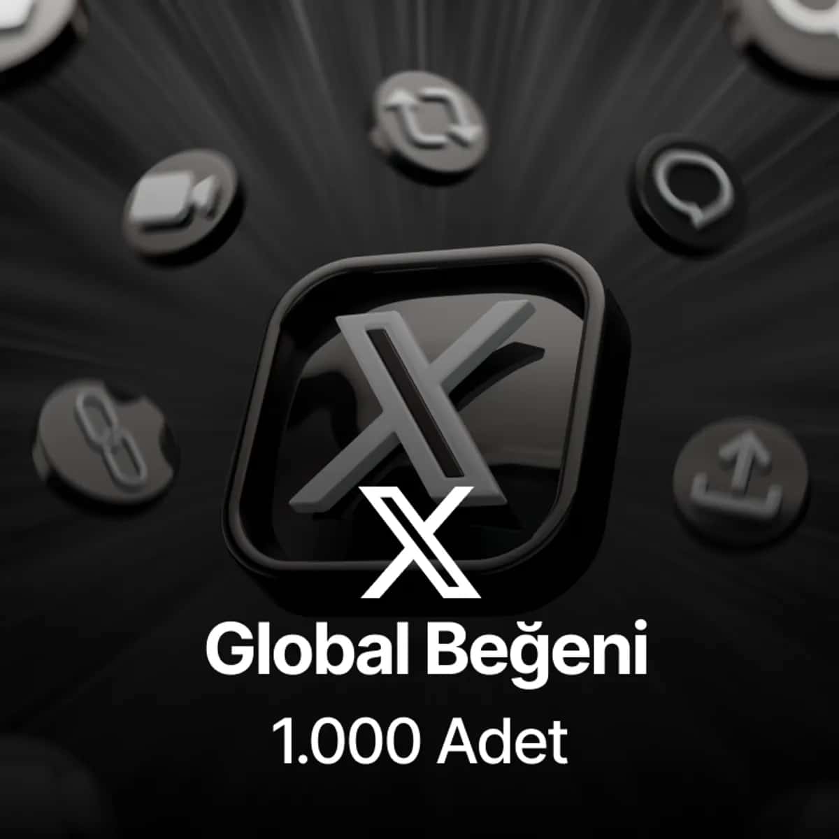 Twitter (X) 1.000 Global Beğeni - Keşfet Etkili