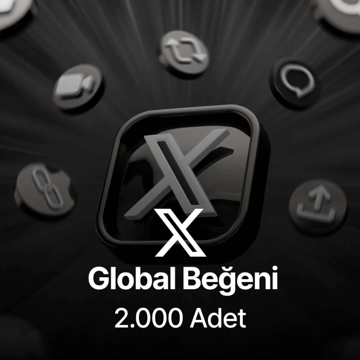 Twitter (X) 2.000 Global Beğeni - Keşfet Etkili