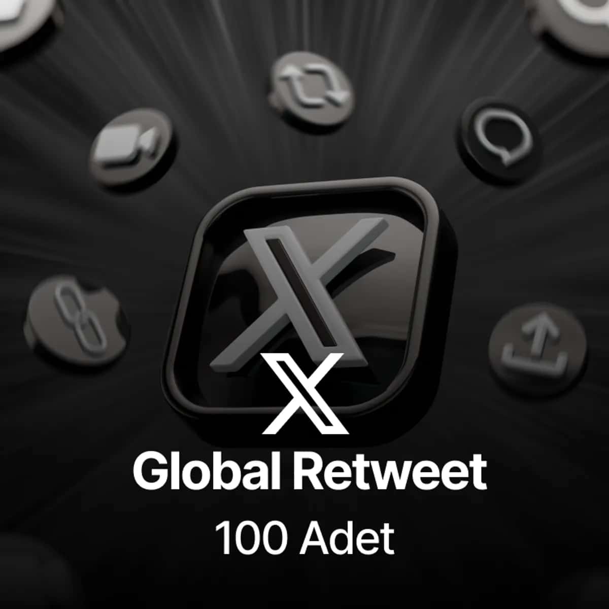 Twitter (X) 100 Global Retweet - Keşfet Etkili