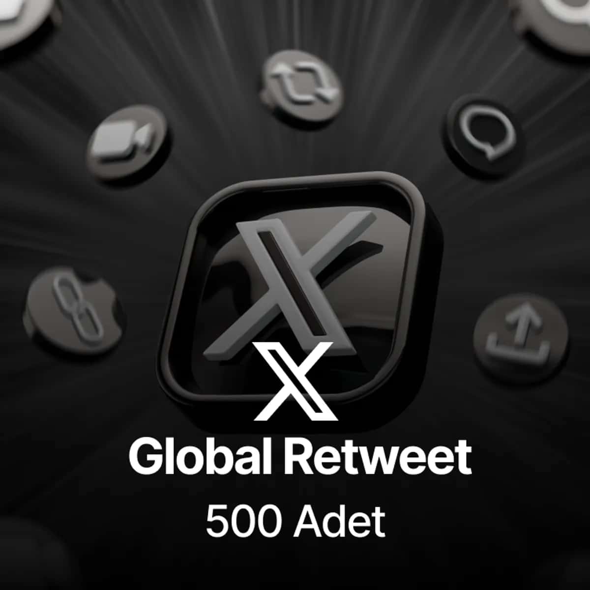 Twitter (X) 500 Global Retweet - Keşfet Etkili