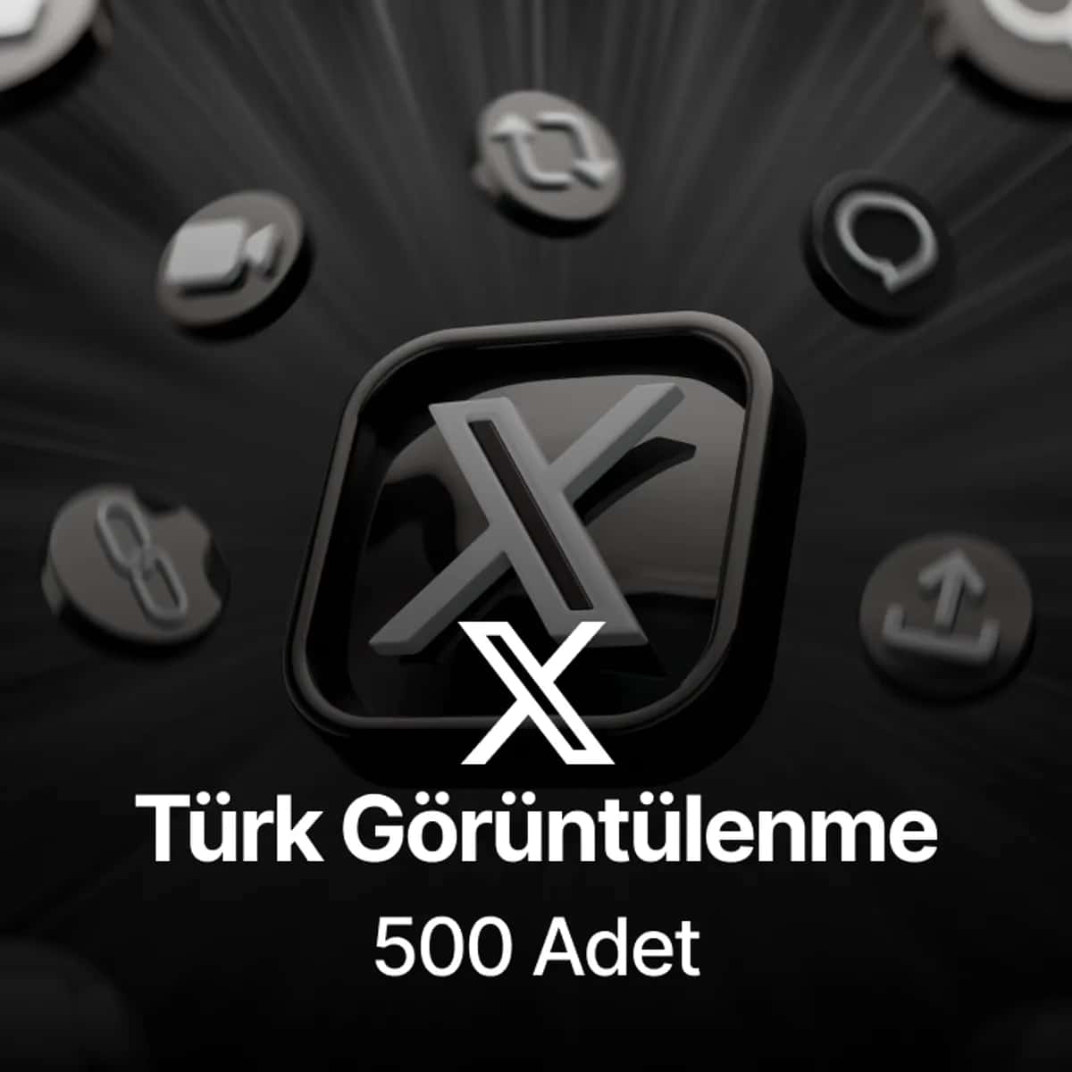 Twitter (X) 500 Türk Görüntülenme - Keşfet Etkili