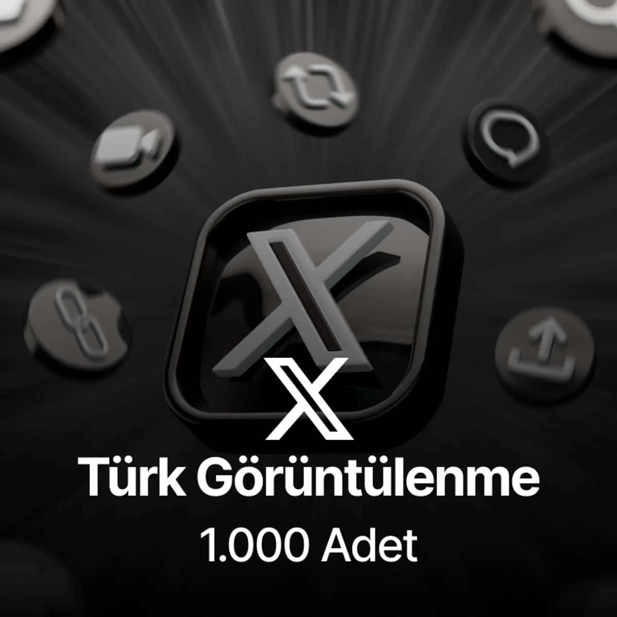 Twitter (X) 1.000 Türk Görüntülenme - Keşfet Etkili
