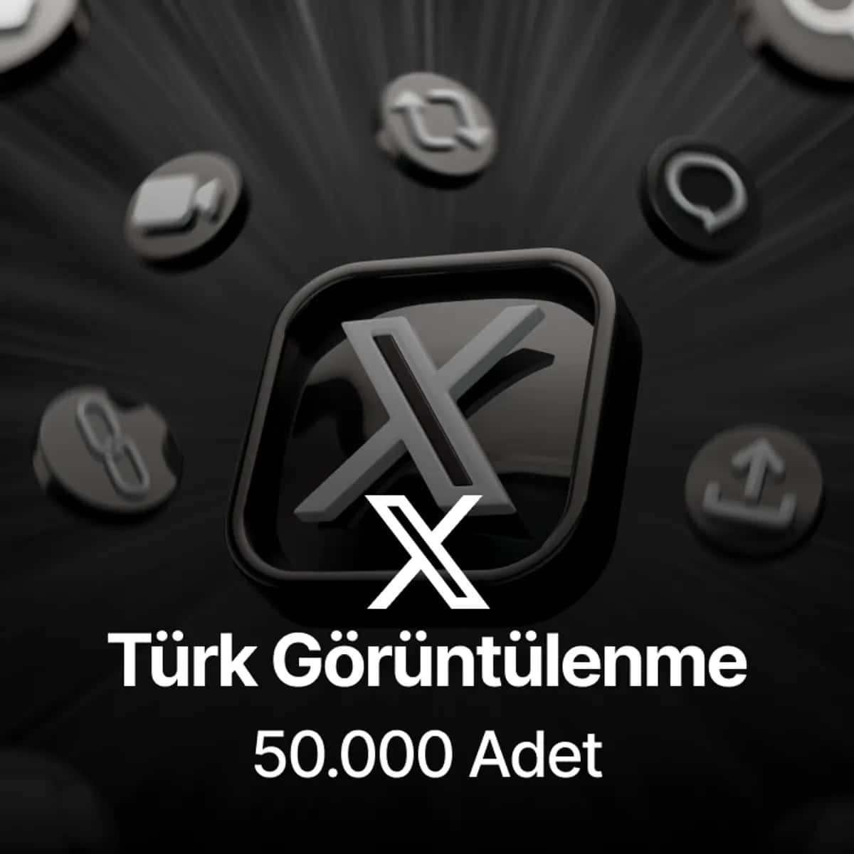 Twitter (X) 50.000 Türk Görüntülenme - Keşfet Etkili