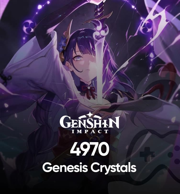Genshin Impact 4970 Genesis Crystals