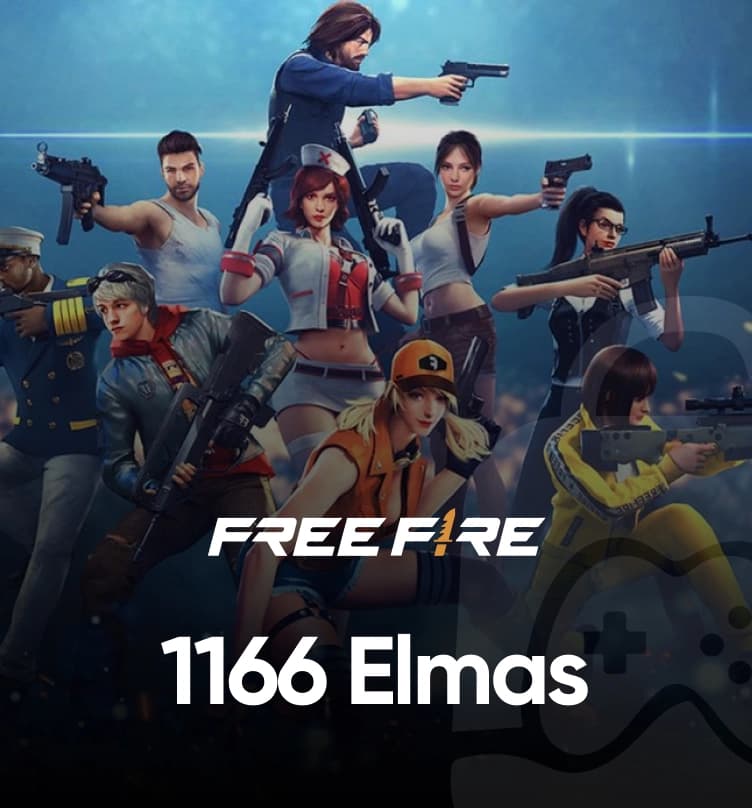 Free Fire 1166 Elmas
